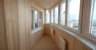 Отделка, остекление, утепление балконов в Дзержинске от 211 руб. м/2.